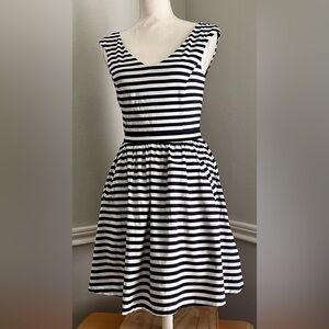 - ZARA WOMENS DRESS, BLUE & WHITE STRIPE, SIZE Small
